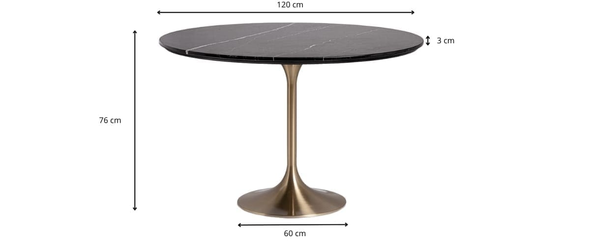 Dimensions de la table de repas ronde