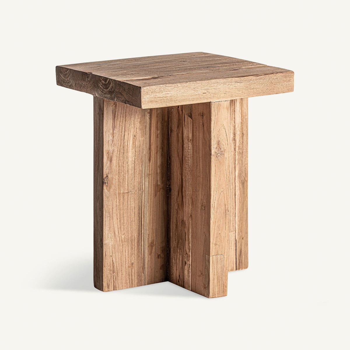 Table basse de jardin carrée bois massif GABIN – Image 3