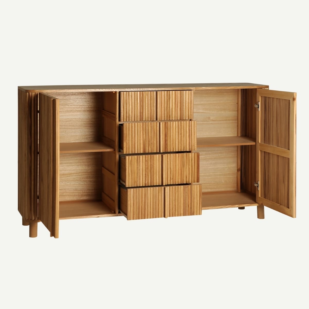 buffet bois massif avec rangement