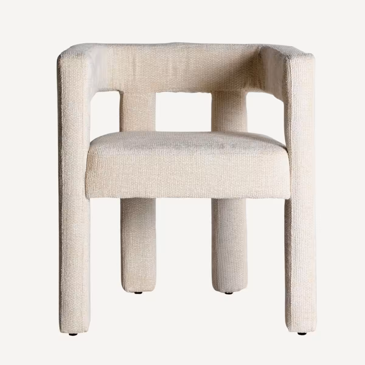 fauteuil salle à manger minimaliste en tissu