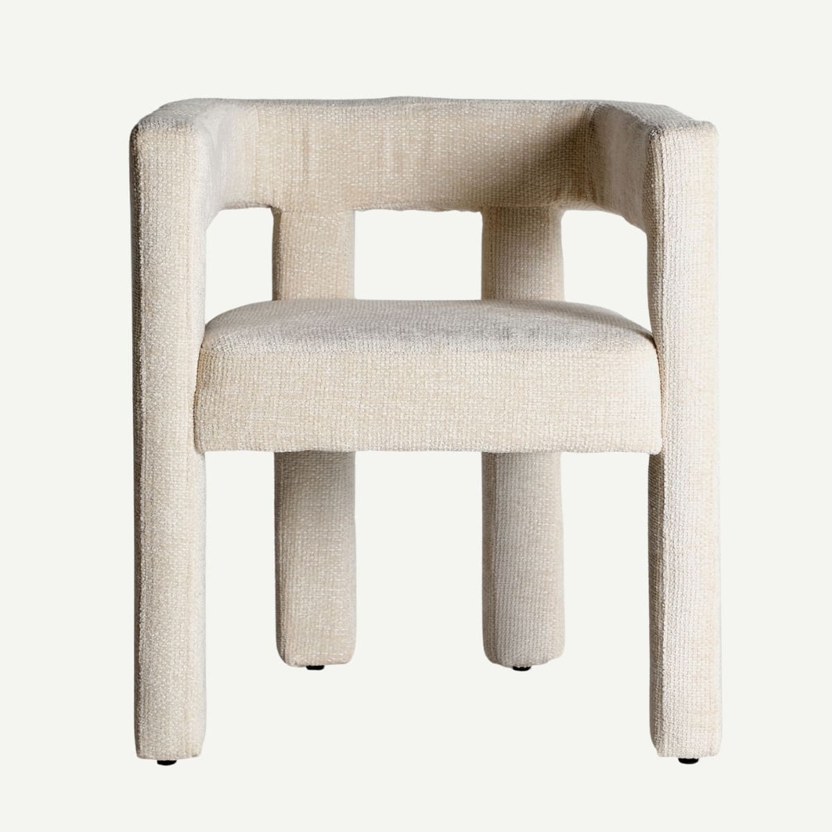 fauteuil salle à manger minimaliste en tissu