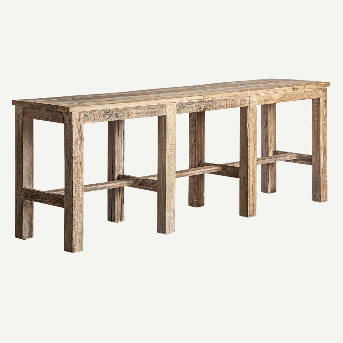 console en bois recyclé colonial