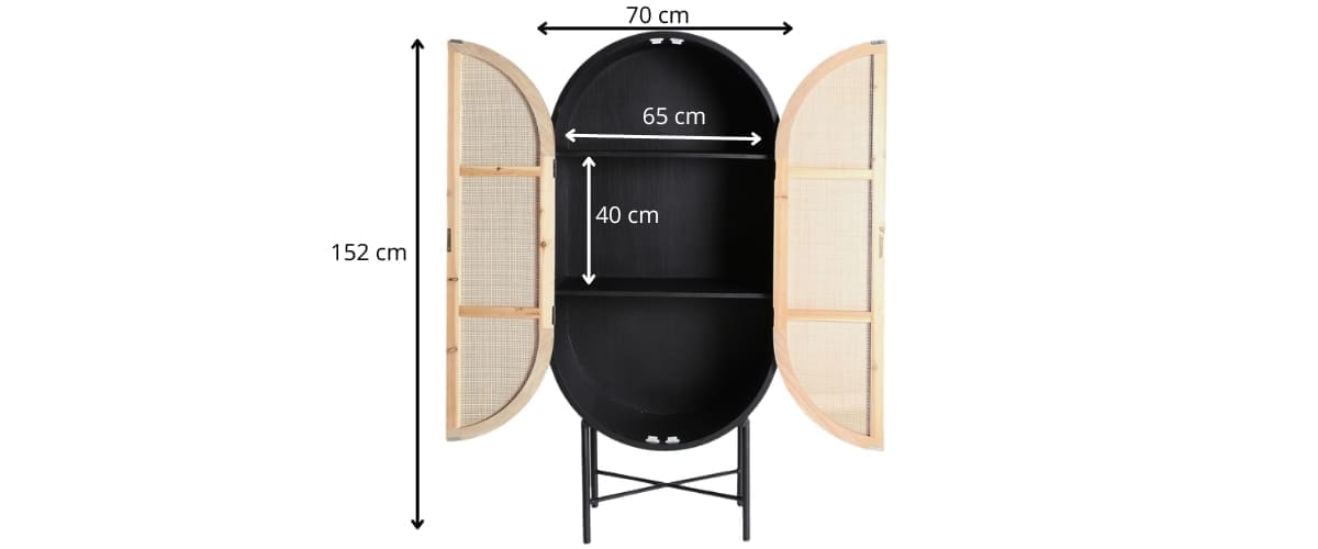 dimensions de l'armoire