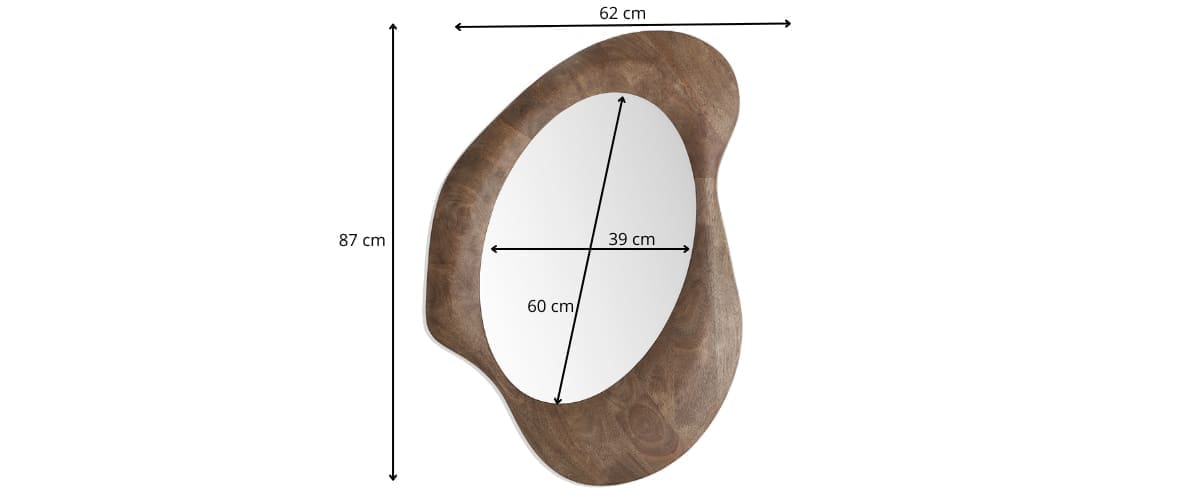 dimensions du miroir