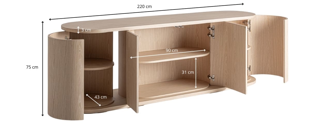 dimensions du buffet