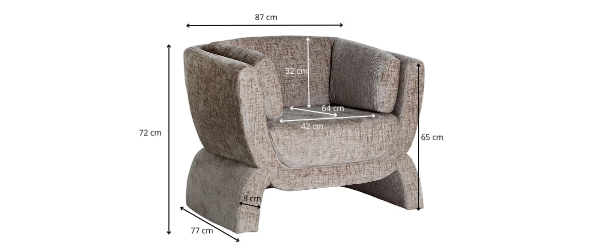 dimensions du fauteuil