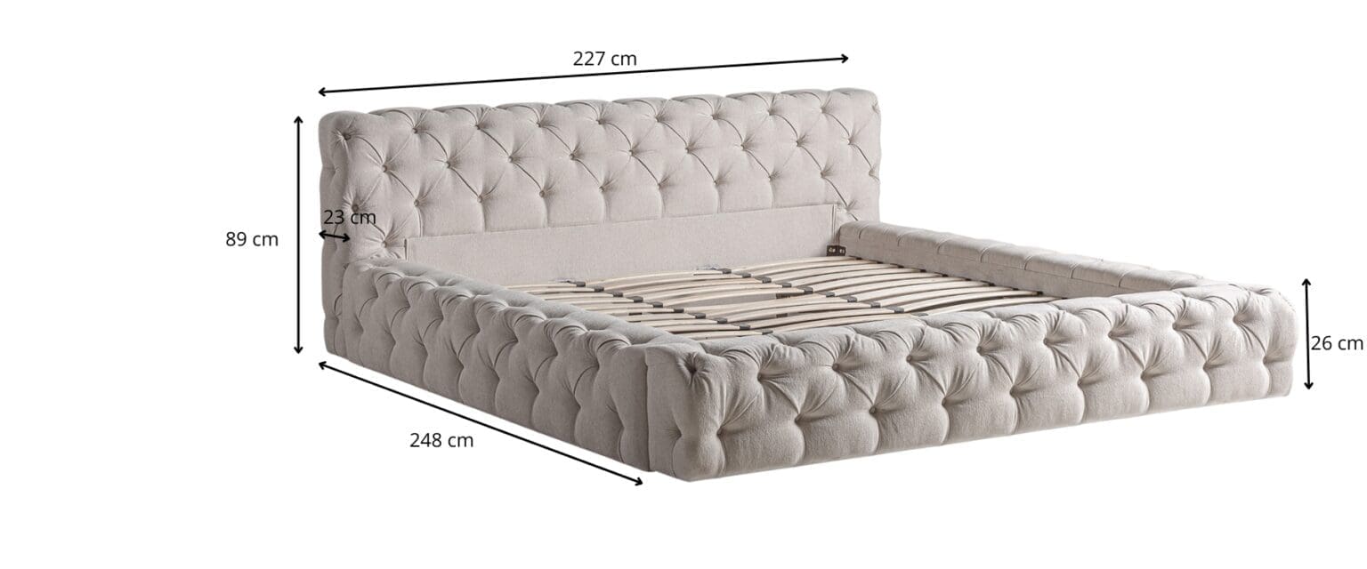 dimensions lit king size