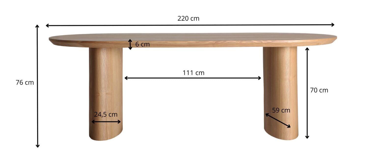 dimensions détaillées