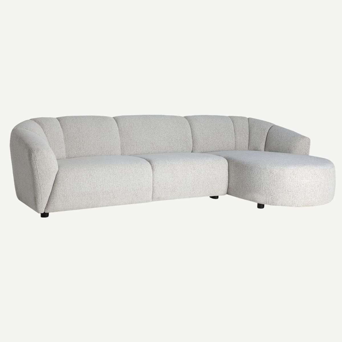 canapé moderne en tissu gris