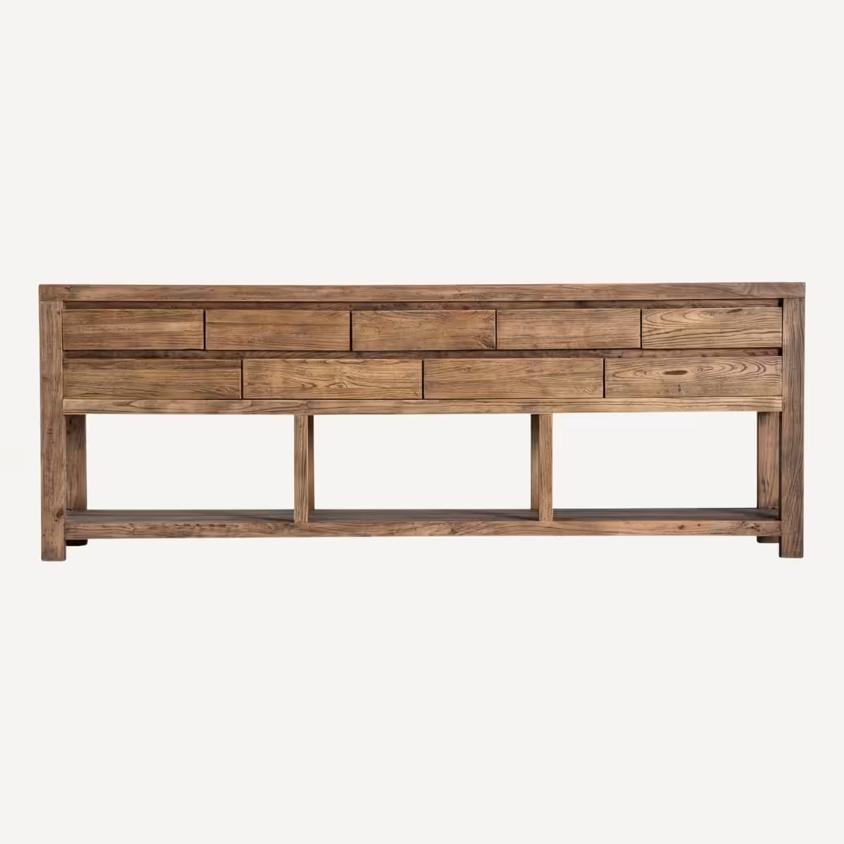 console style d'antan en bois rustique