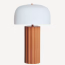 lampe année 70 terracotta