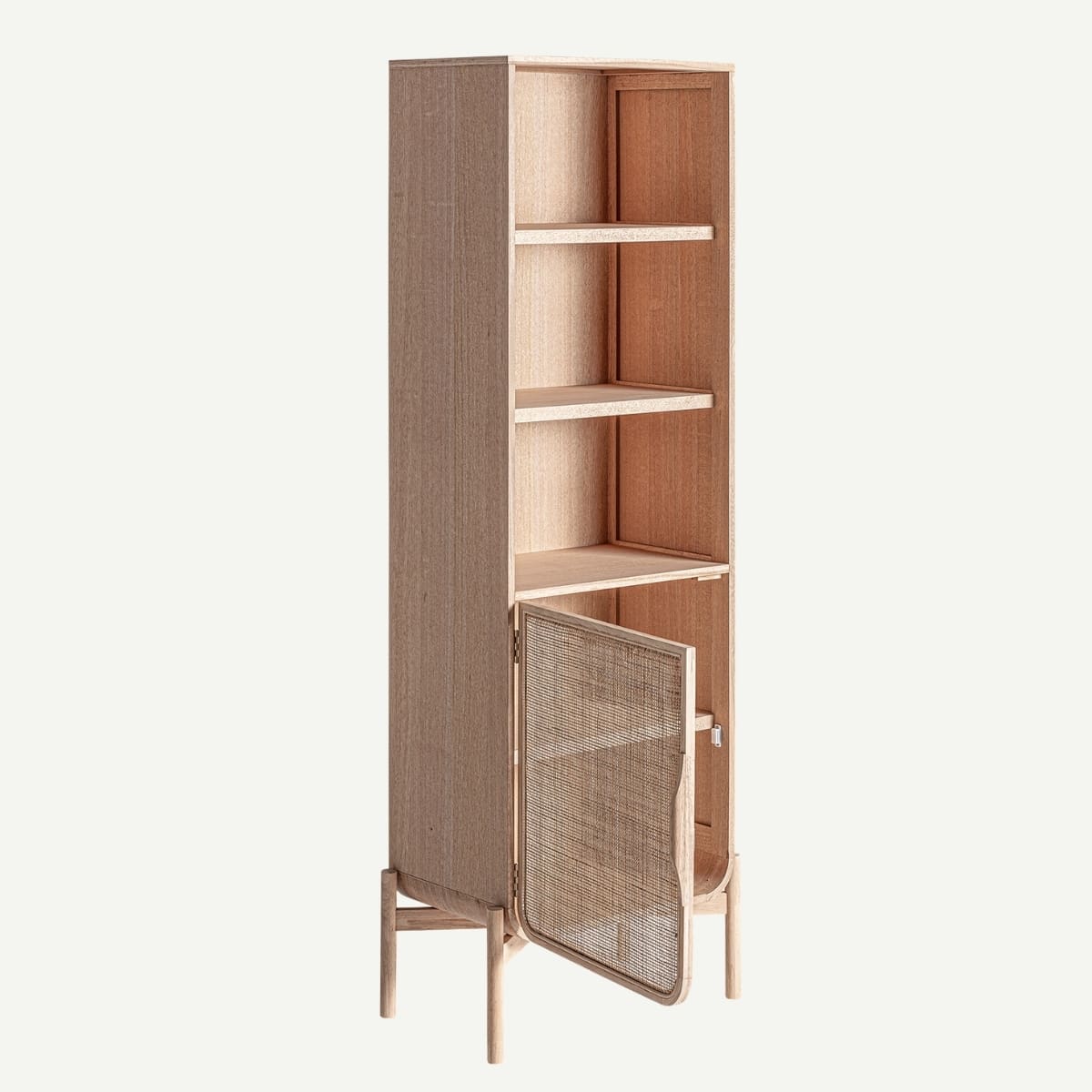 bibliothèque en bois massif