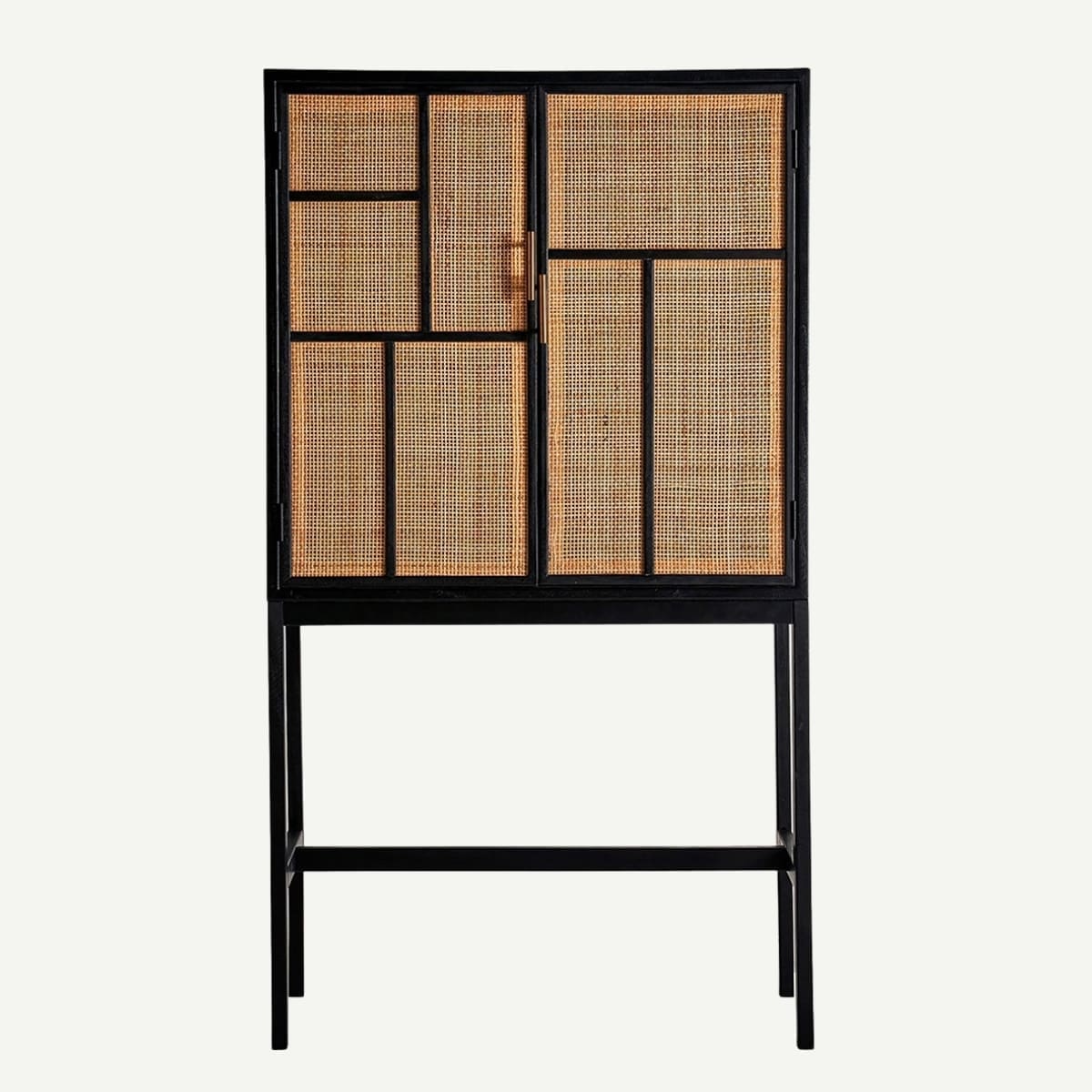 meuble de rangement haut 2 portes style japandi