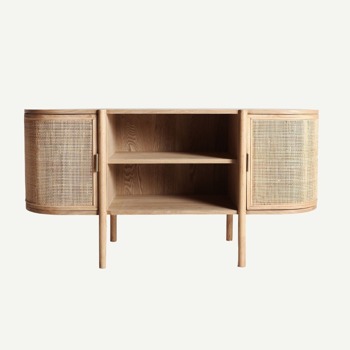 petit meuble tv en rotin