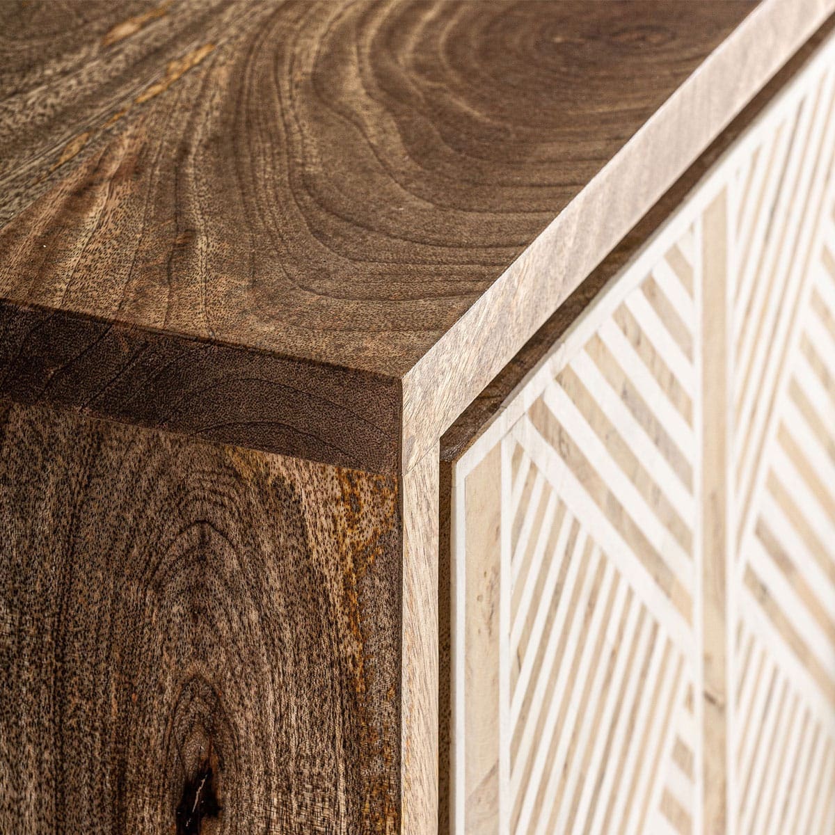 structure du buffet en manguier massif