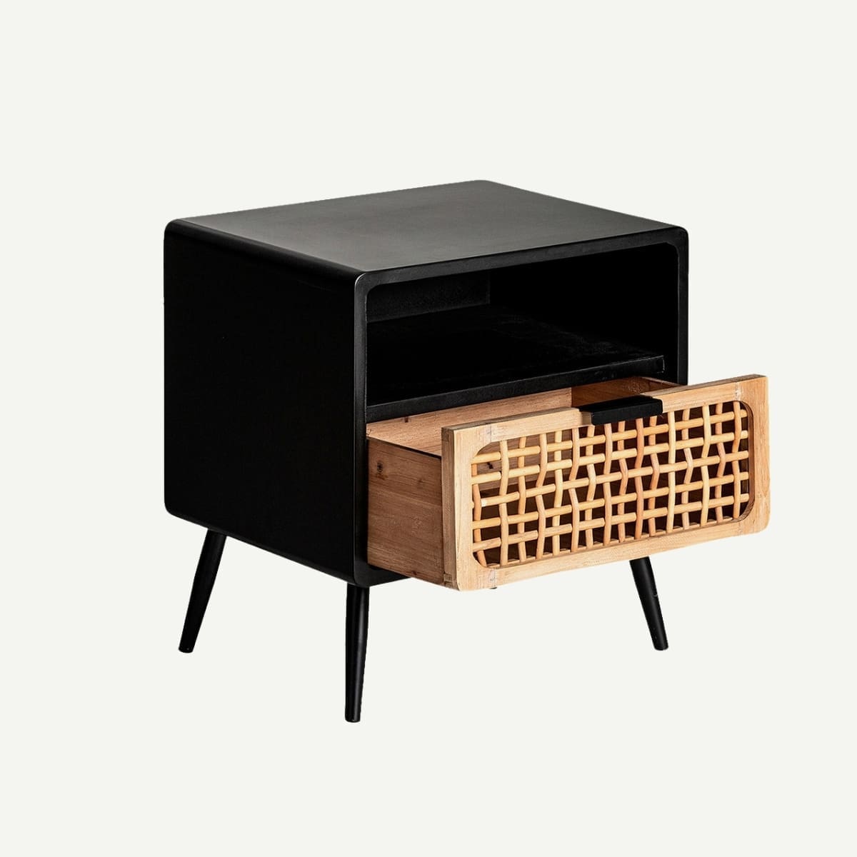 chevet 1 tiroir japandi