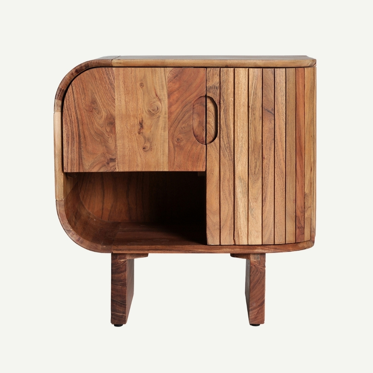 table de nuit en bois massif