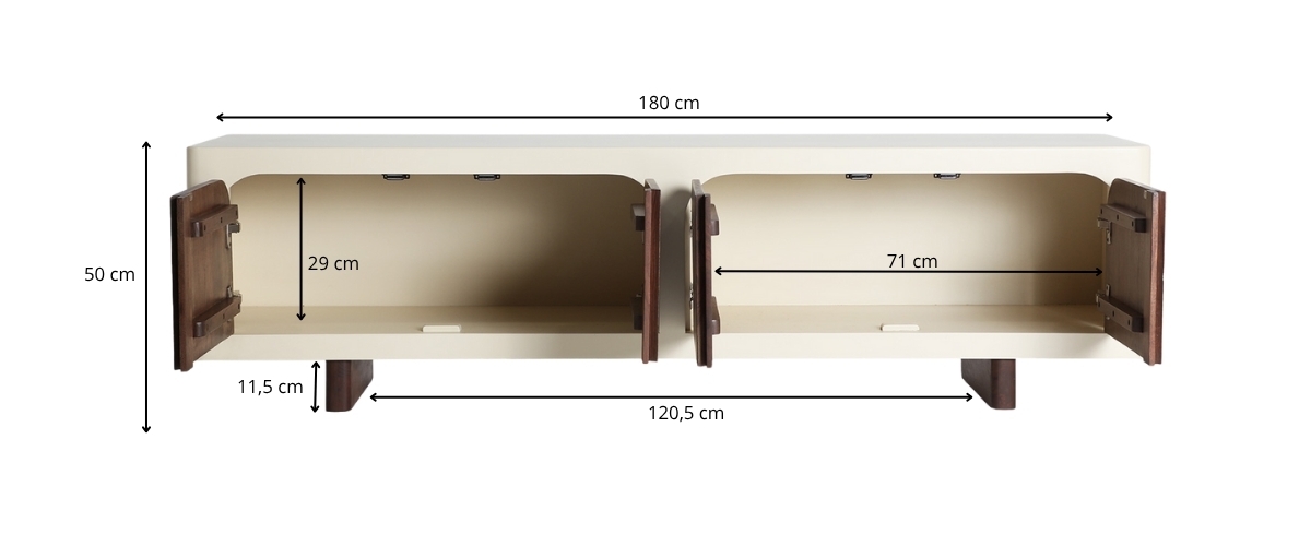 dimensions du meuble tv