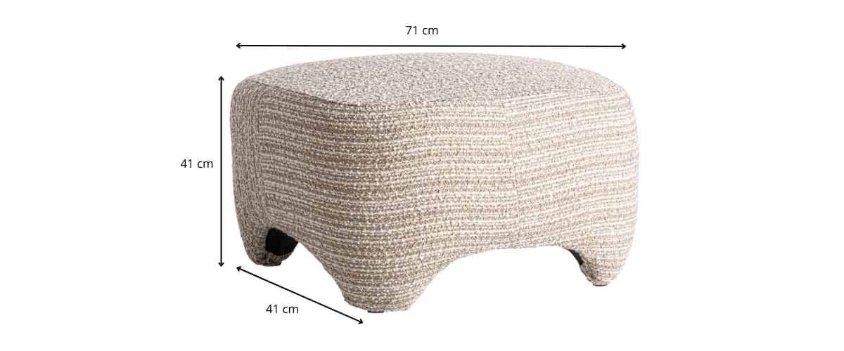 dimensions du pouf