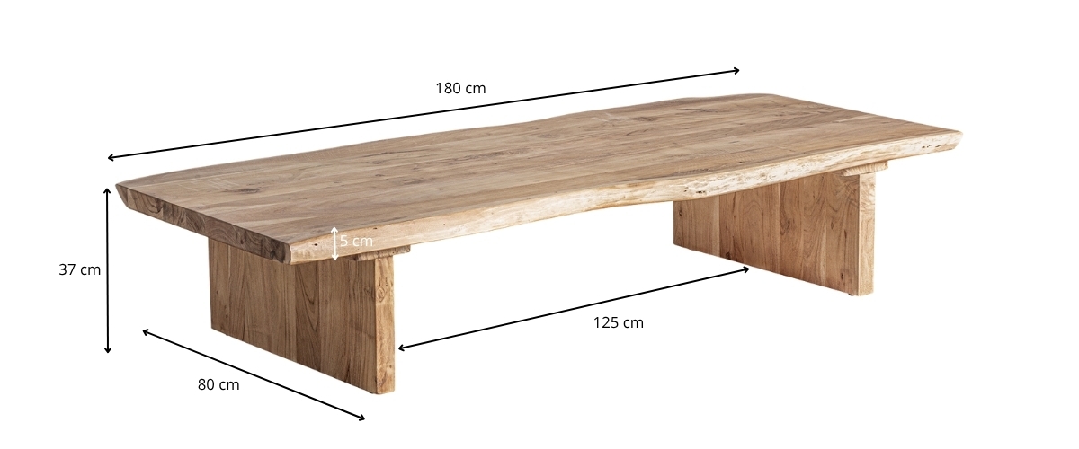 dimensions table basse