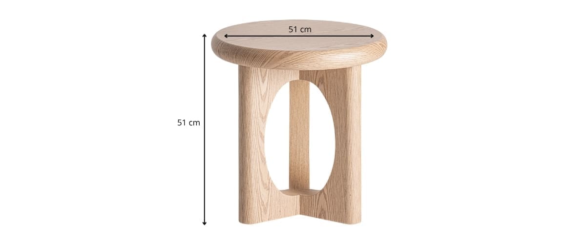 dimensions de la table d'appoint