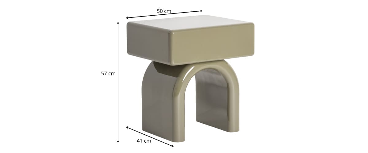 dimensions de la table de nuit