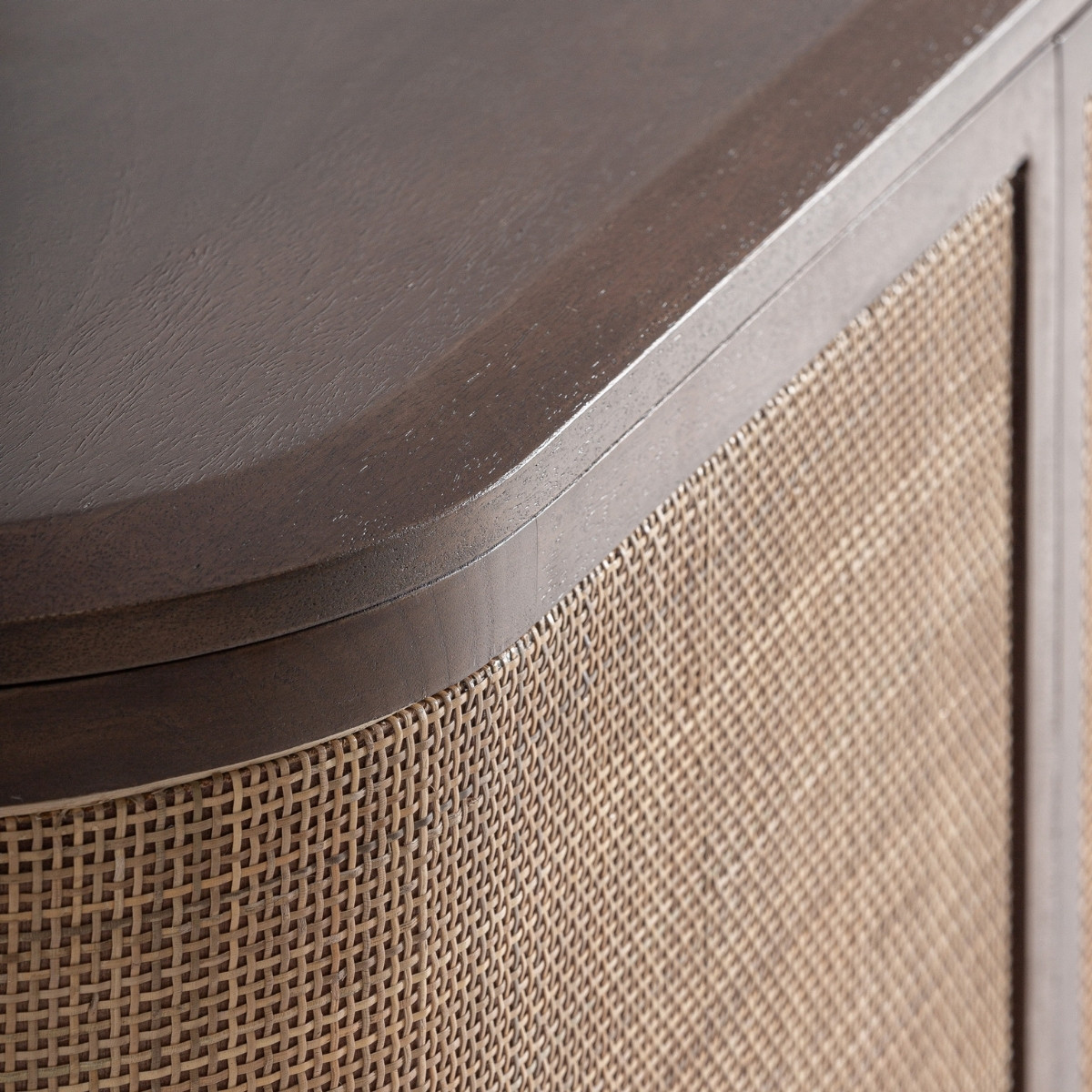 Buffet en manguier et rotin 210 cm JOKA – Image 3