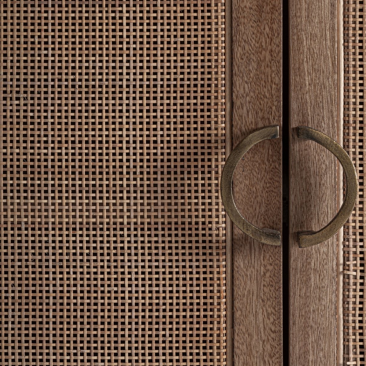 Buffet manguier et rotin 220 cm ANAIS – Image 4