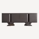 buffet 210 cm chêne noir haut de gamme