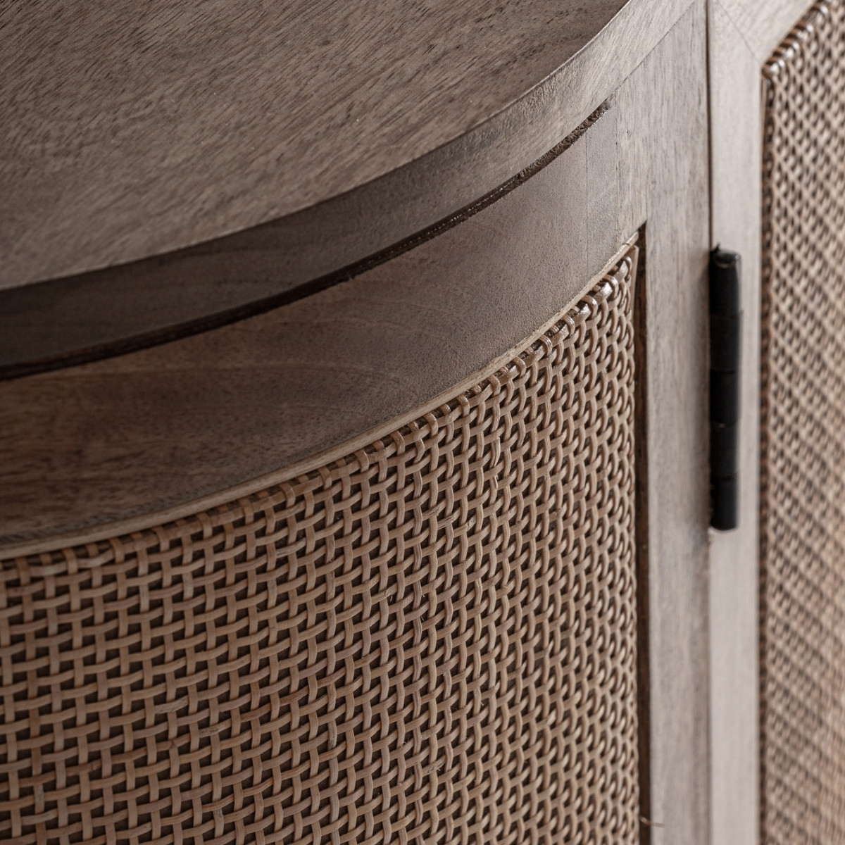 Buffet manguier et rotin 220 cm ANAIS – Image 3