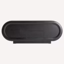 buffet design haut de gamme en chêne teinté noir