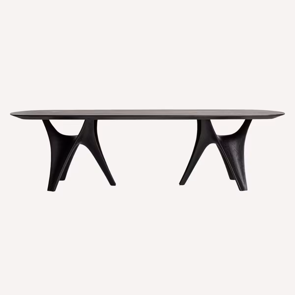 Table à manger placage chêne noir 280 cm DIANA