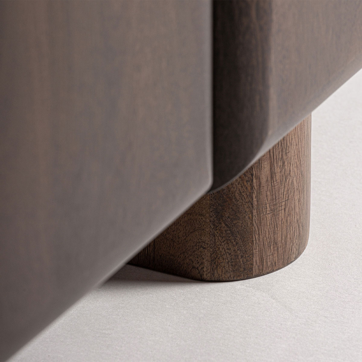 Buffet bois de manguier brun 179 cm LEONIE – Image 5