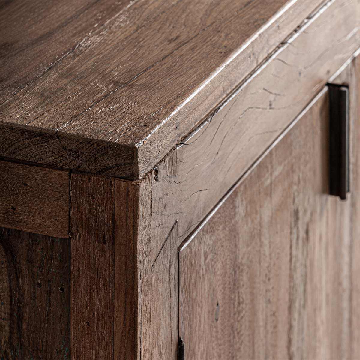 Buffet 180 cm en bois massif recyclé DUSTIN – Image 5