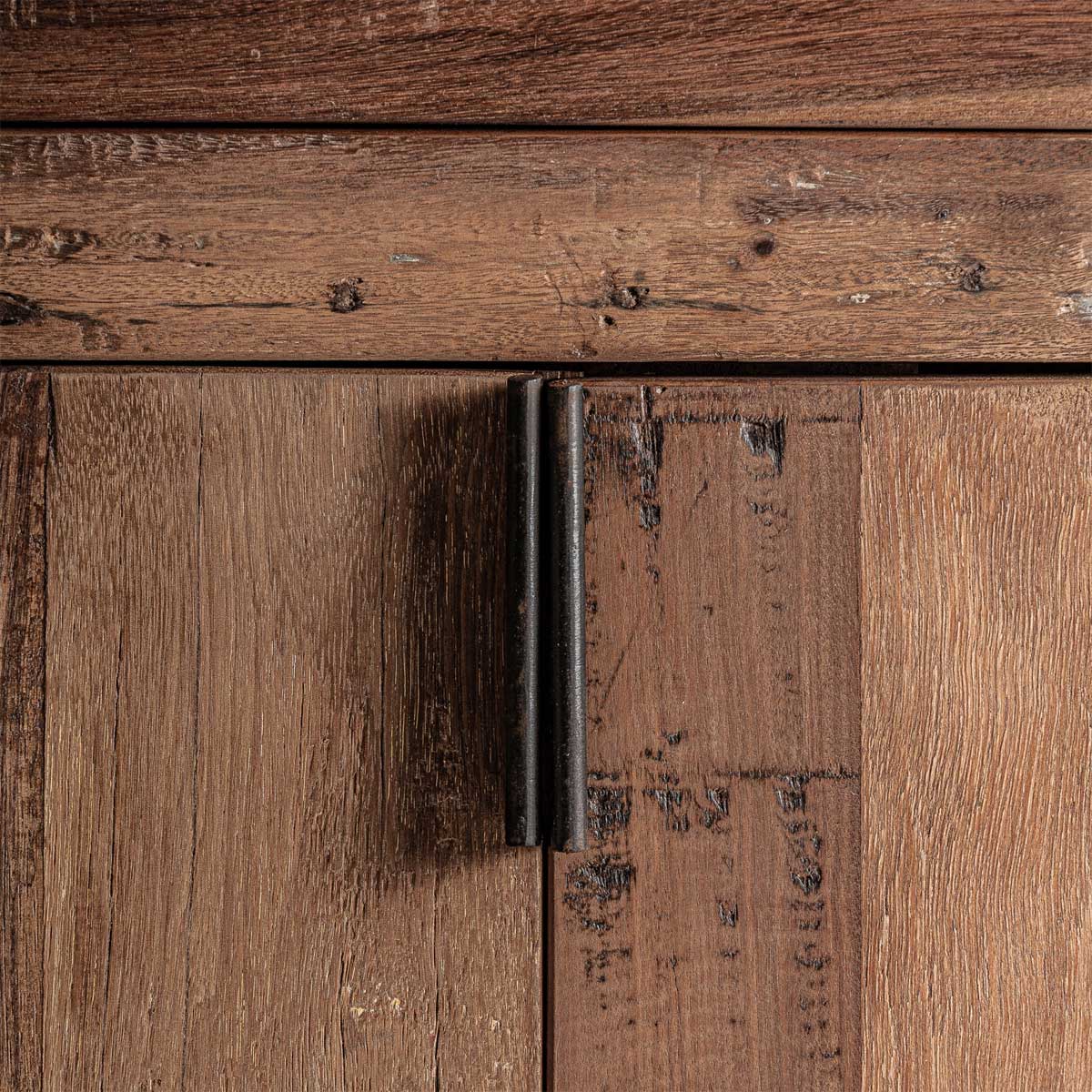 Buffet 224 cm en bois massif recyclé DUSTIN – Image 4