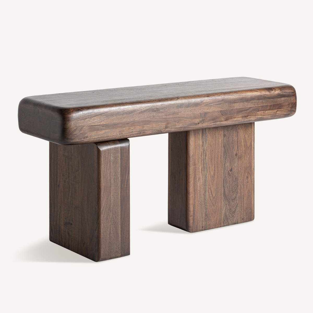 console en bois massif