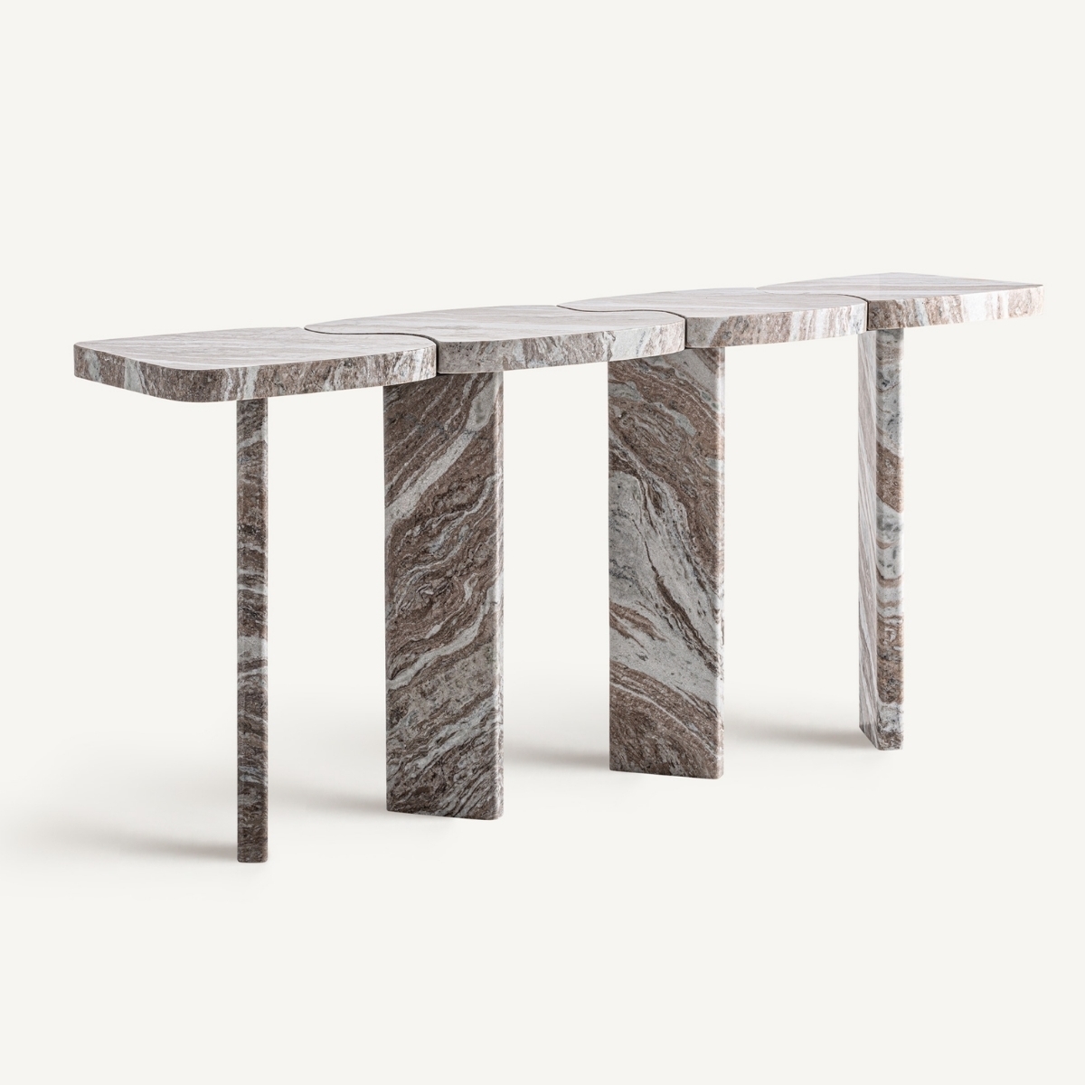 table console moderne en marbre pur