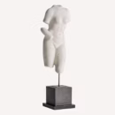 statuette corps femme en résine blanc