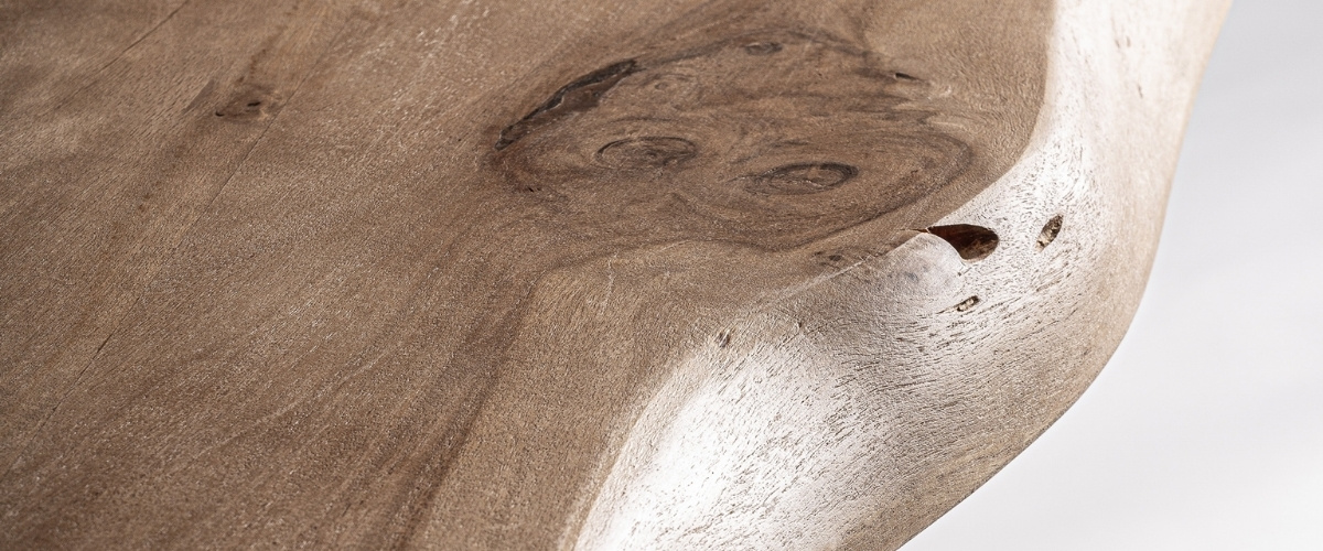 Bois d'acacia bordure de table