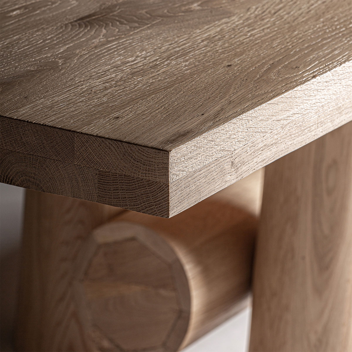 Grande table à manger 600 cm bois de chêne GARRY – Image 3