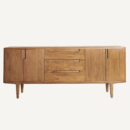 Buffet scandinave en bois massif de mindi 181 cm