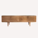 Meuble tv 190 cm en bois exotique style scandinave