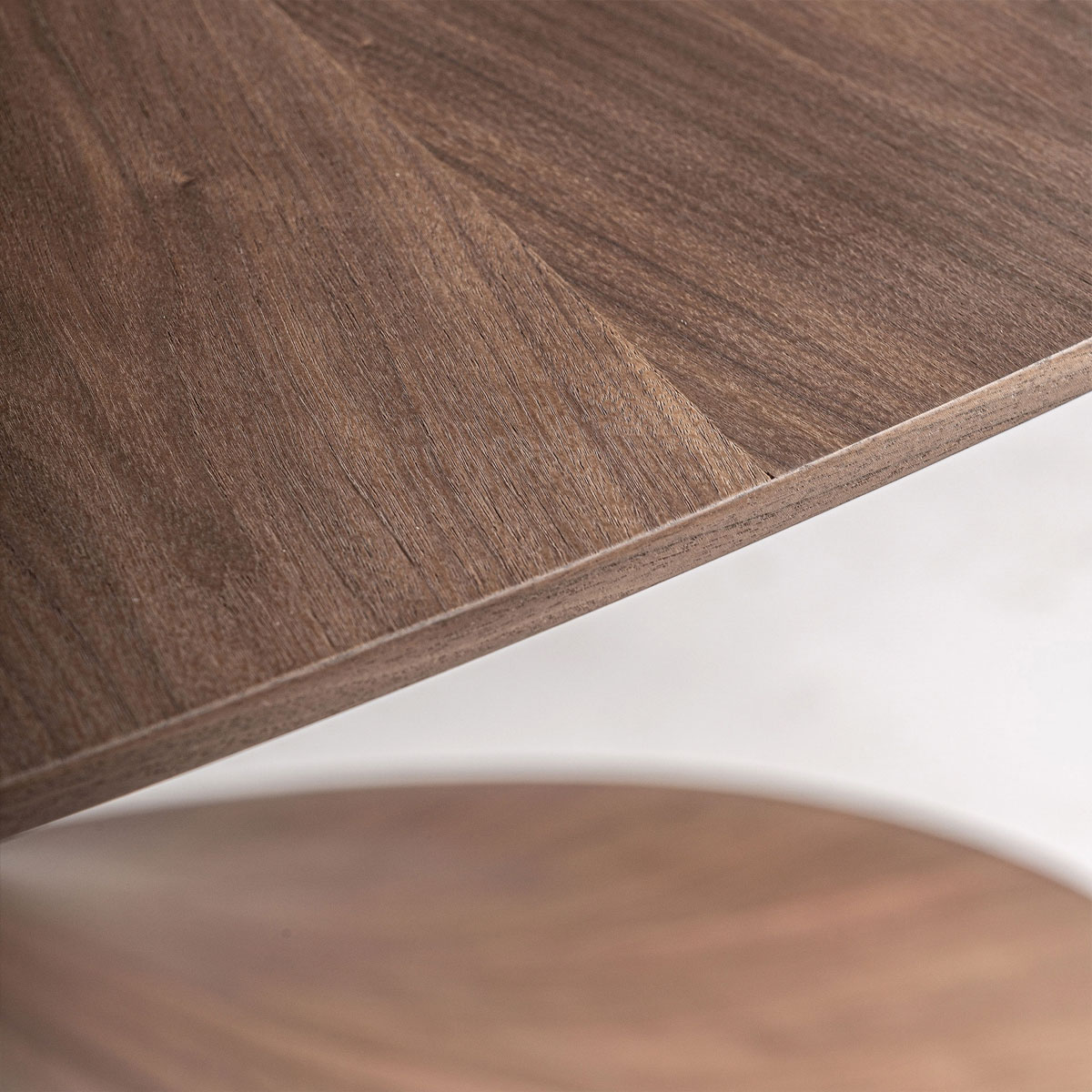 Table design ovale en bois de noyer 240 cm JULIA – Image 3