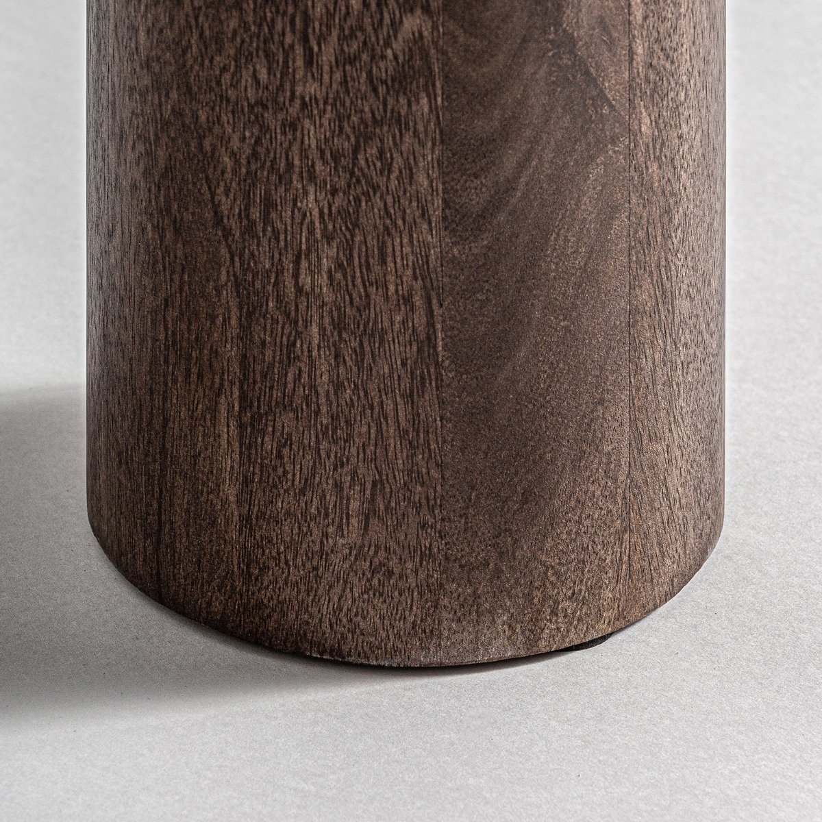 Console en travertin beige et manguier 140 cm KAÏS – Image 5