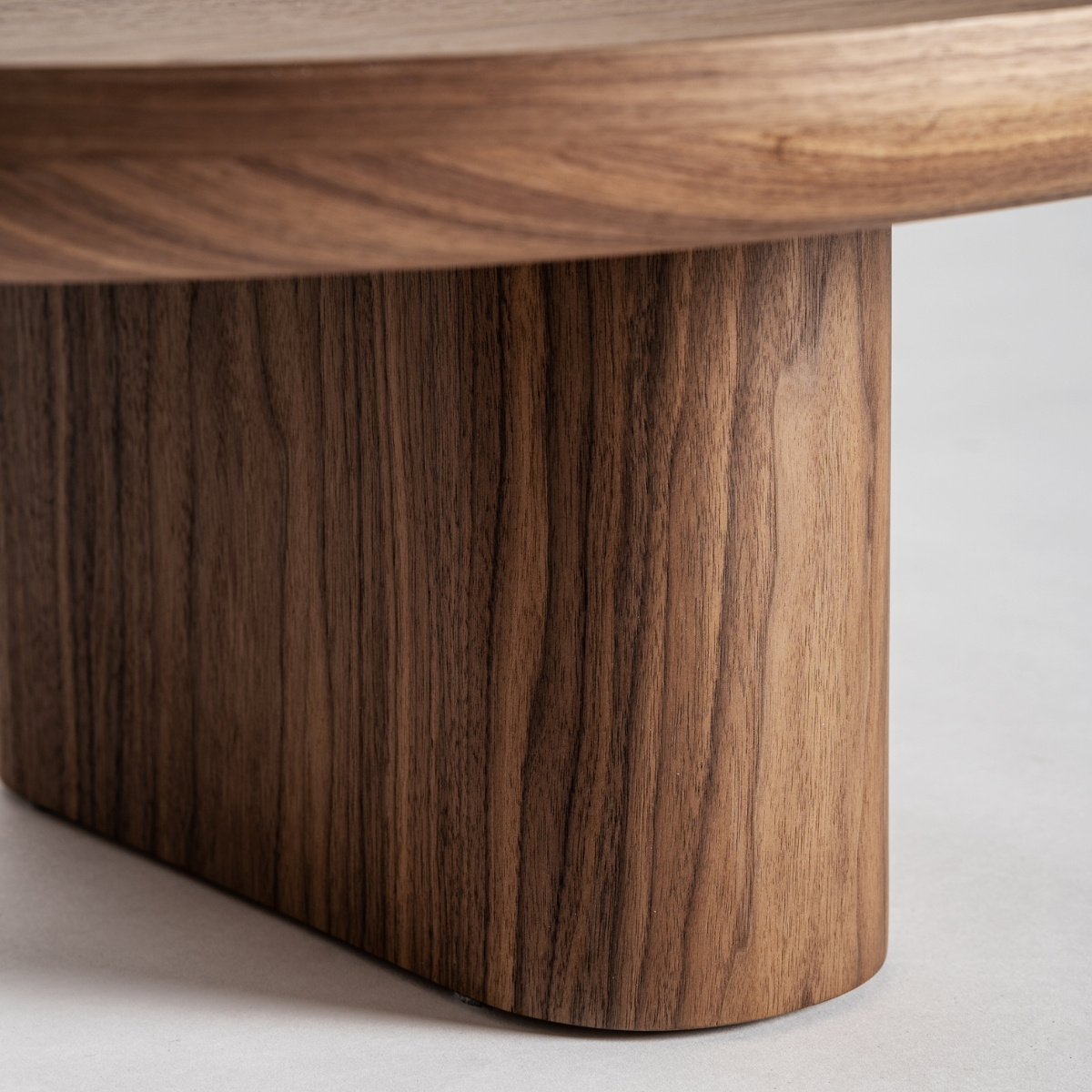 Table basse en bois foncé 120 cm ANNE – Image 5