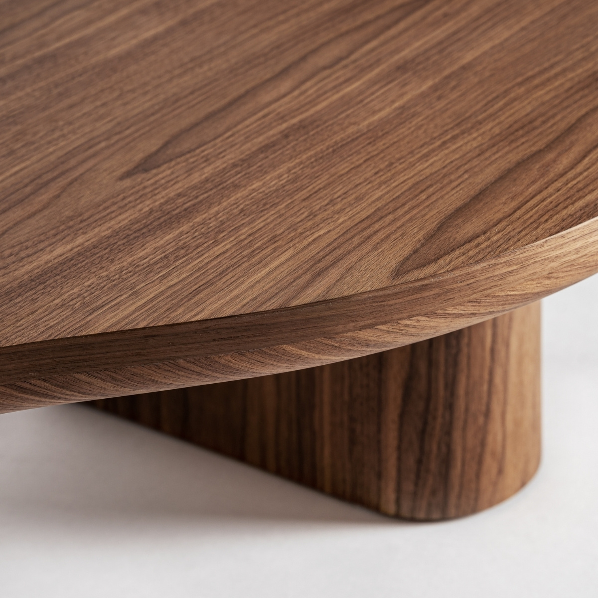 Table basse en bois foncé 120 cm ANNE – Image 4