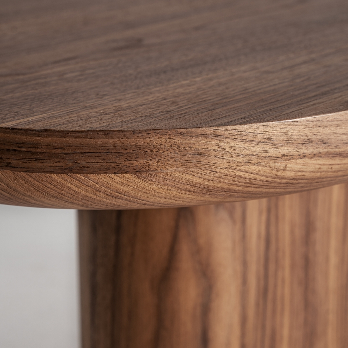 Table basse en bois foncé 120 cm ANNE – Image 3