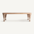 longue table de repas premium en bois de manguier 250 cm