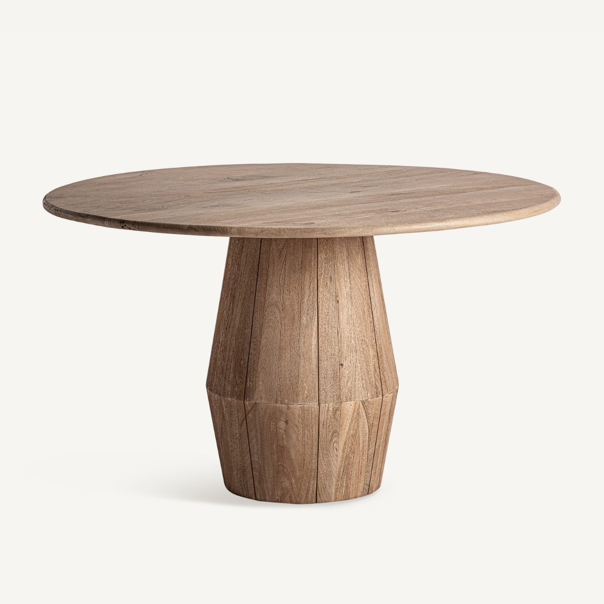 table salle à manger ronde en bois massif