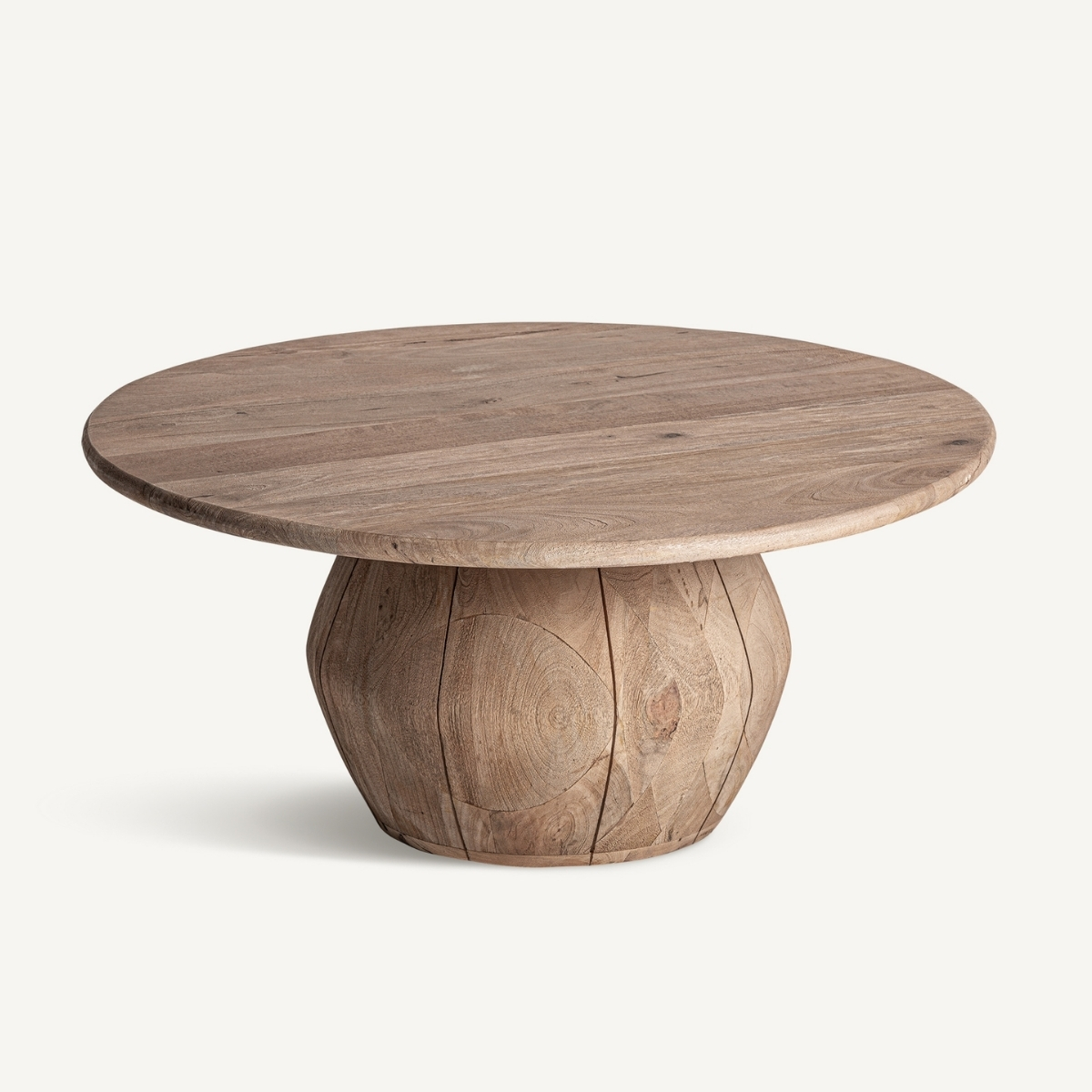 table basse en bois massif création designer